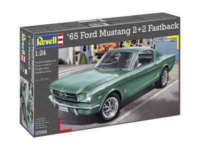 Сглобяем модел, Revell, Автомобил 1965 Ford Mustang 2+2 Fastback, 82 части