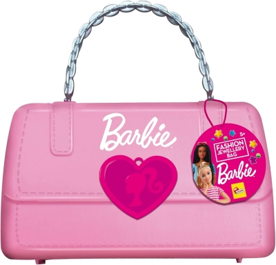 Творчески комплект, Lisciani, Barbie, Направи си сам бижута в чантичка
