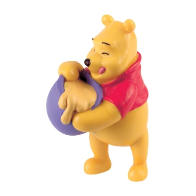 Figurină de colecție, Walt Disney, Bullyland, Winnie the Pooh cu oală de miere