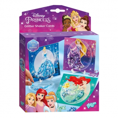 Creative Kit, Totum, DIY Glitter Cards, Disney Princesses