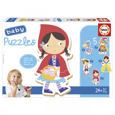 Children′s puzzle, Educa, Once upon a time, 3/3/4/4/5 pieces