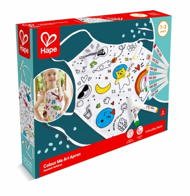 DIY colorful apron, Hape, 7 pieces