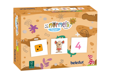 Дървена логическа игра, Beleduc, Mormels, Logigo, 54 части