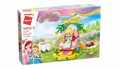 Set de constructie QMAN, 146 piese, Multicolor