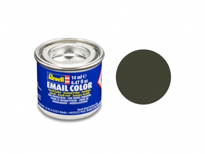 Емайлна боя, Revell, Email Color, Жълтеникаво-маслинен мат, 14 мл