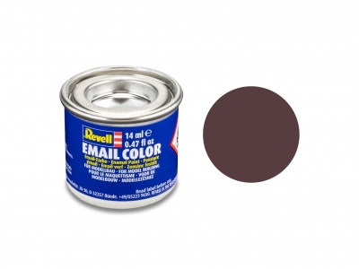 Емайлна боя, Revell, Email Color, Тъмно кафяво мат, 14 мл