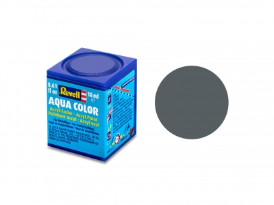 Акрилна боя, Revell, Aqua Color, Прахово сиво мат, 18 мл