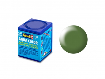 Vopsea acrilică, Revell, Aqua Color, Verde mătăsos, 18 ml