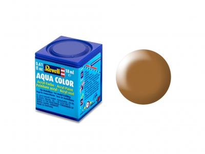 Акрилна боя, Revell, Aqua Color, Копринено дървесно кафяво, 18 мл