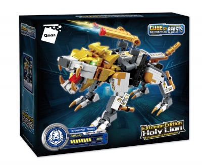 Set constructie, Qman, Mechanical Beasts, Leul Sacru, 273 de piese
