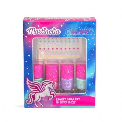 Nail polish and sticker set, Martinelia, Galactic Dreams, 5 pieces