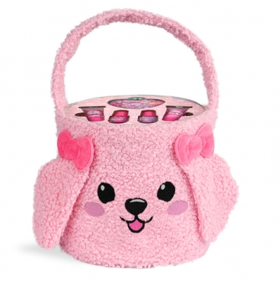 Cosmetic set in a basket, Martinelia, Puppies, 5 pieces