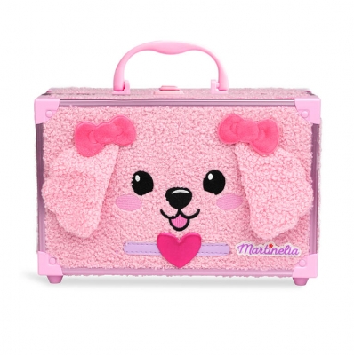 Cosmetic set in a case, Martinelia, Puppies, 27 pieces