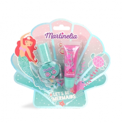 Lip gloss and nail polish set, Martinelia, Mermaids