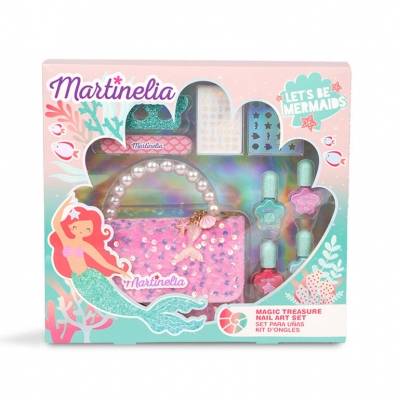Manicure set with bag, Martinelia, Mermaids, 9 pieces