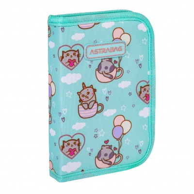Единичен несесер, Astra, Без аксесоари ASTRABAG Котета, АС1, 20 х 14 х 3,5 см