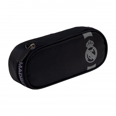 Единичен несесер без аксесоари, Real Madrid Black, AC6, 22 x 9 x 5 см