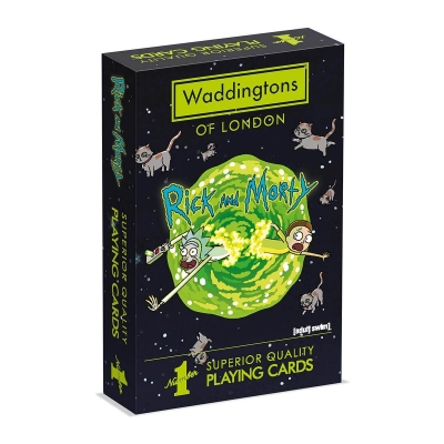 Карти за игра, Winning Moves, Waddingtons, Рик и Морти 2022