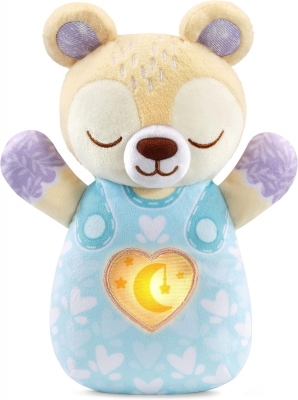 Музикална играчка, Vtech, Плюшено Мече, 8.5 x 19 x 23 см, Син