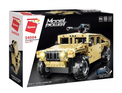 Set constructie, Qman, Model Power, RC Jeep, 413 piese