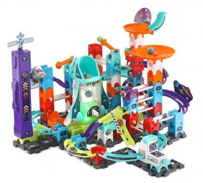 Playset, Vtech, Marble Rush, Magnetic Magic Track, 120 Pieces