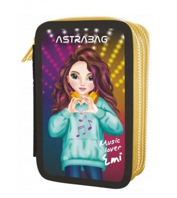 Ученически несесер, Astra, AС31, Топ тийнейджъри, Ейми, С аксесоари, 20,5 x 13 x 6 см