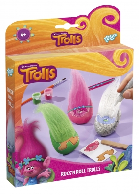 Творчески комплект, Totum, Trolls, Декорирай сам камъчета с Тролчета
