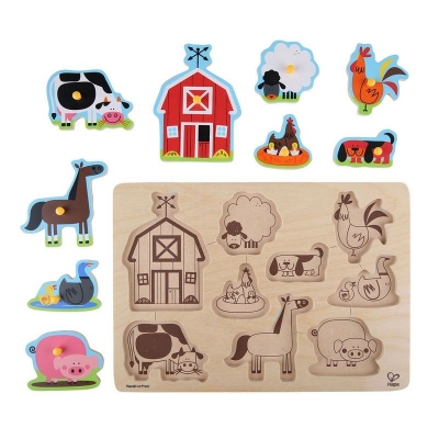 Дървен пъзел, Hape, Домашни животни