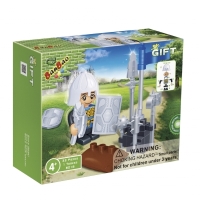 B8018 Constructor Ban Bao - Knight - 38 pieces