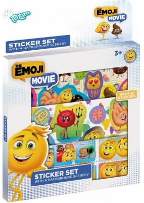 Комплект стикери, Totum, Emoji, 45 бр