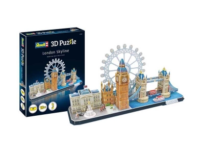 Пъзел, Revell, Забележителности в Лондон 3D, 107 части