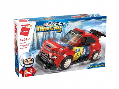 Конструктор, Qman, MineCity, Спортен автомобил, Дракон, 184 части