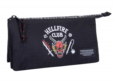 Ученически несесер, Kstationery, Stranger Things, Hellfire Club, 23 x 11 x 3 cm