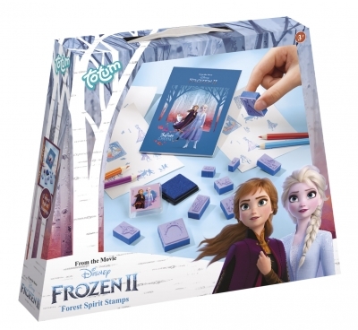 Decorate yourself - Letters with Frozen stamps