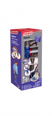 Jucărie interactivă, Casdon, Dyson, Aspirator fără fir, Albastru