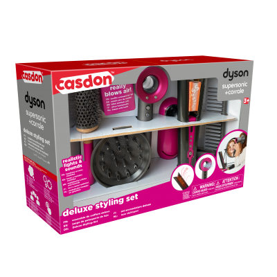 Kit interactiv de coafat Deluxe, Casdon, Dyson Supersonic și Corrale