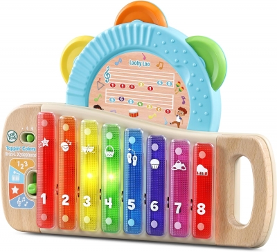 Интерактивна играчка, Vtech, Leap Frog, Ксилофон и дайре 2 в 1, 5.3 x 27.7 x 22.3 см