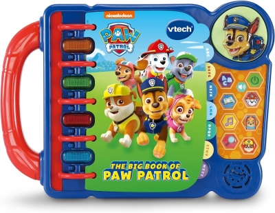 Интерактивна играчка, Vtech, Голямата книга на Пес Патрул, 4.7 x 29.2 x 20.8 cm