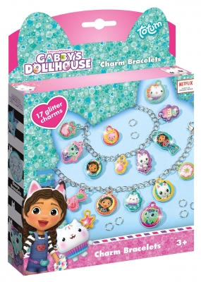 Творчески комплект, Totum, Gabby′s Dollhouse, Направи сам гривни, 2 броя