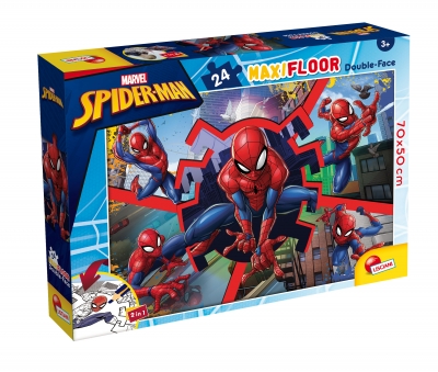 Пъзел, Lisciani, Spider-man, Двулицев пъзел 24 части