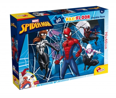 Пъзел, Lisciani, Spider-man, Двулицев пъзел 60 части