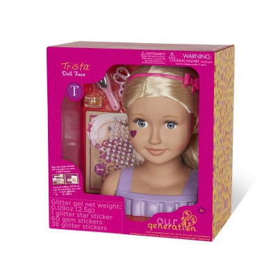 Hair styling doll, Battat, Our Generation, Trista