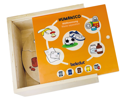 Дървена пъзел игра, Beleduc, Humanico, Разделяне на отпадъци, 30 части