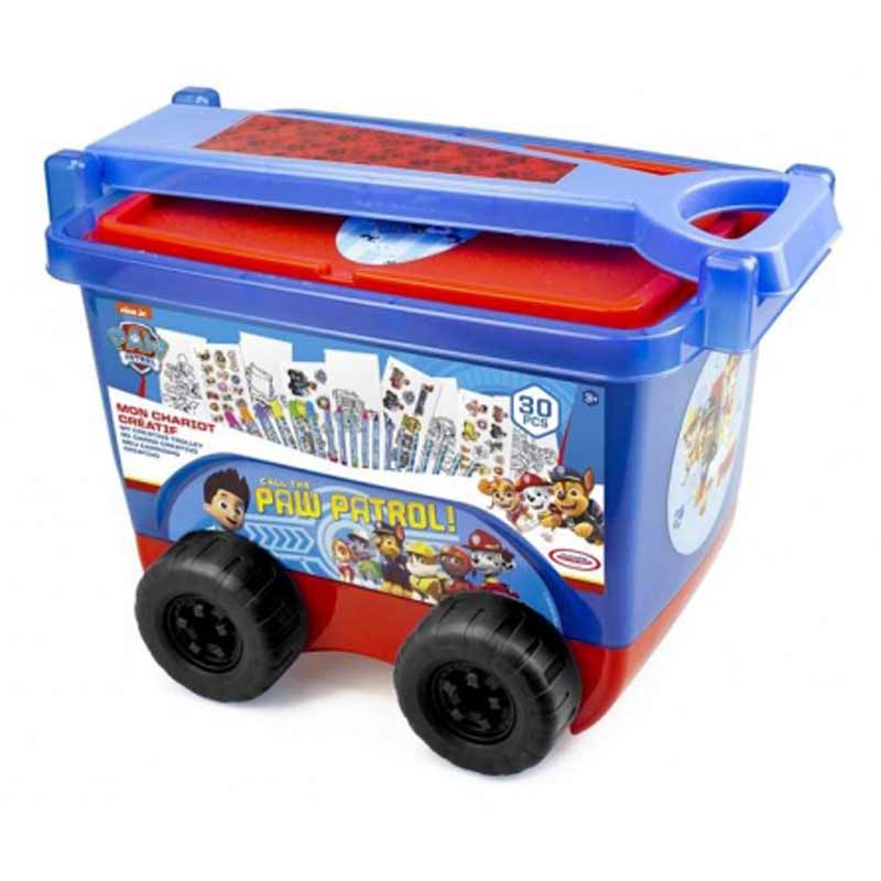 Творчески комплект, Детско камионче с пособия за рисуване, PAW PATROL, 30 части