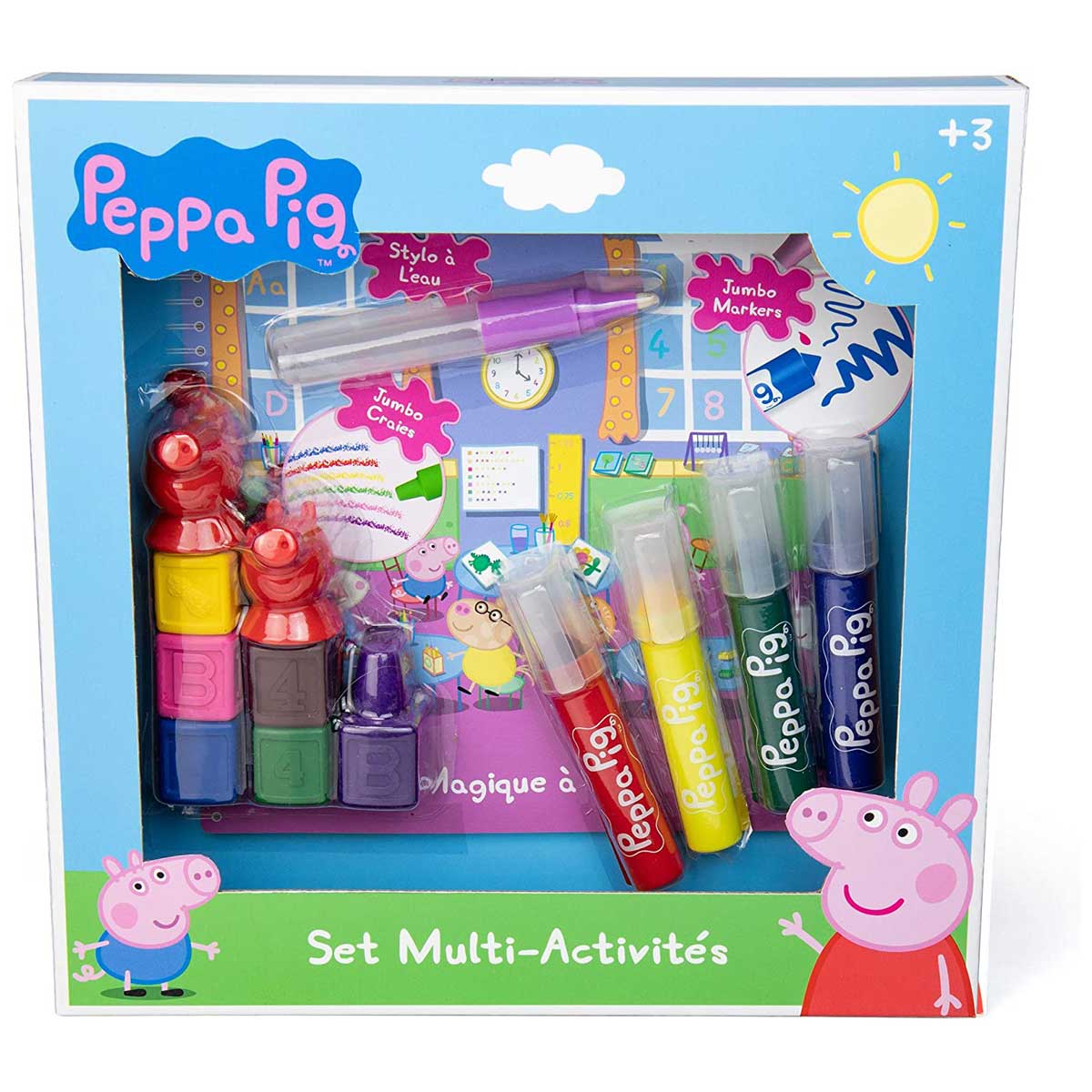 Творчески комплект за рисуване, Peppa Pig, 14 части