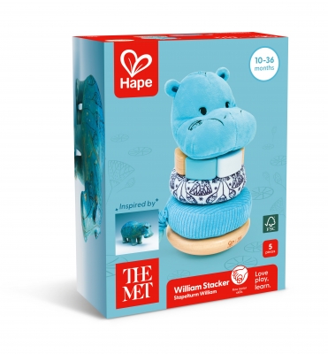 Бебешка играчка, Hape, The Met, Конус за подреждане, Уилям