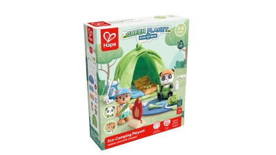 Комплект за игра, Hape, Еко къмпинг, 24 части