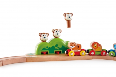 Дървен комплект, Hape, Моят малък ЖП комплект