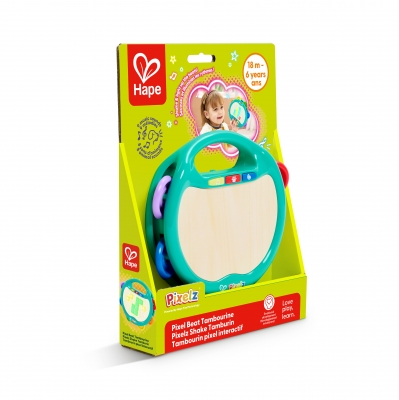 Интерактивна играчка, Hape, Pixelz, Тамбурина