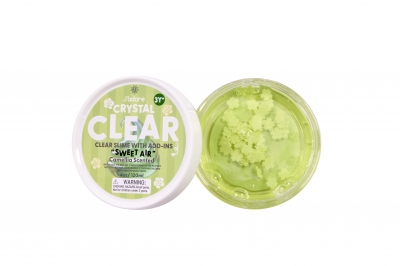 Scented colorful slime, J′adore, With decoration, Green